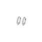 Aros de Oro 18kt con Diamantes Riel 16pts Total SI/H - Miniatura 1