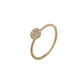 Anillo Oro Amarillo 18kt Círculo Diamantes 6 Pts SI/H - Miniatura 1