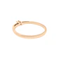 Anillo Compromiso Oro Rosado 18kt  Mónaco 1x12ptos Diamante - Miniatura 4