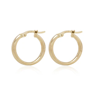 Aros de Oro 18kt Argollas de 15mm 1490