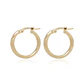 Aros de Oro 18kt Argollas de 15mm 1490 - Miniatura 1