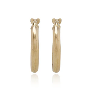 Aros de Oro 18kt Argollas de 15mm 1490