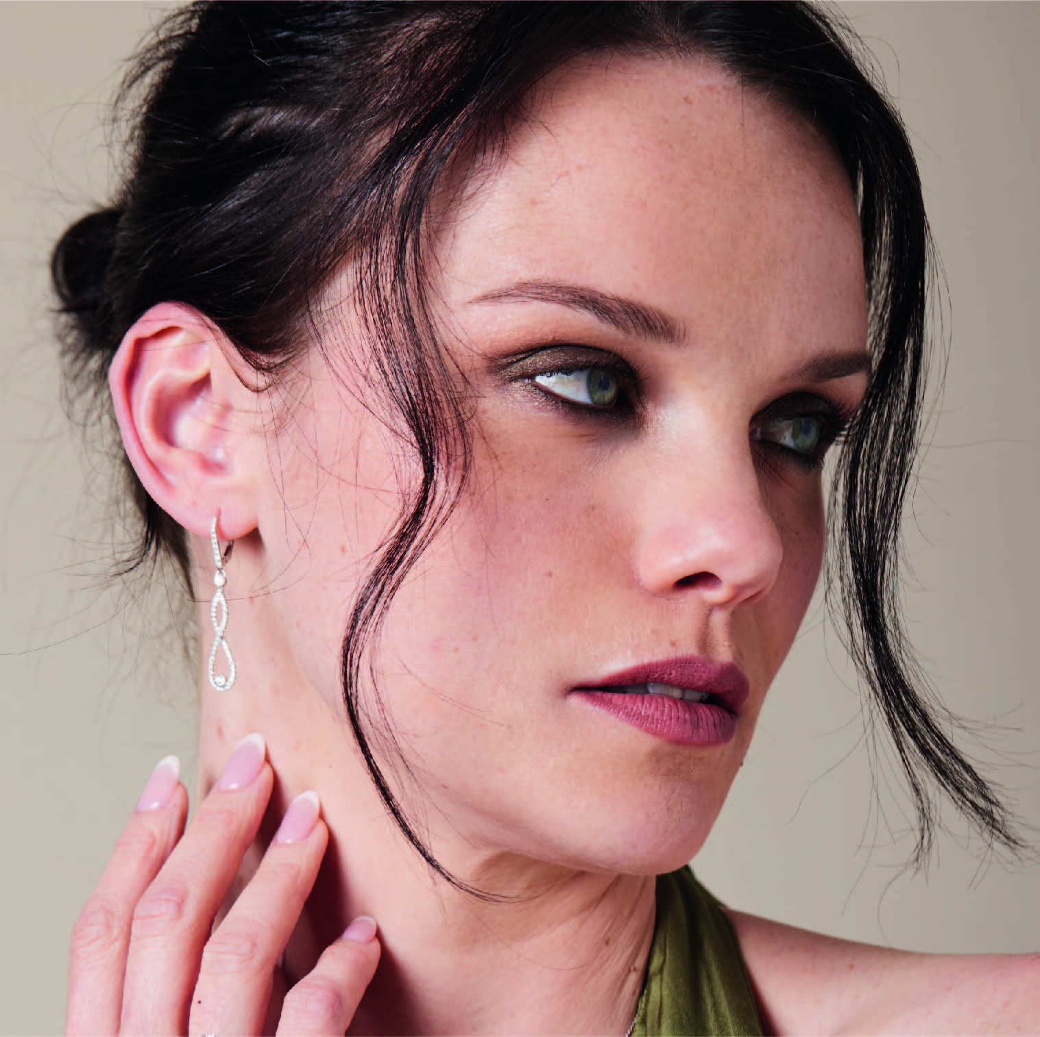 Aros Oro Blanco 18kt Diamantes 70 Pts | Danielle Costantini 4