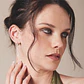 Aros Oro Blanco 18kt Diamantes 70 Pts | Danielle Costantini - Miniatura 4