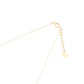 Collar Revestido de Oro 18kt Rectángulo y Círculos Circonita - Miniatura 3