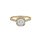 Anillo Oro Amarillo 18kt Circonita Central 6X6MM - Miniatura 3