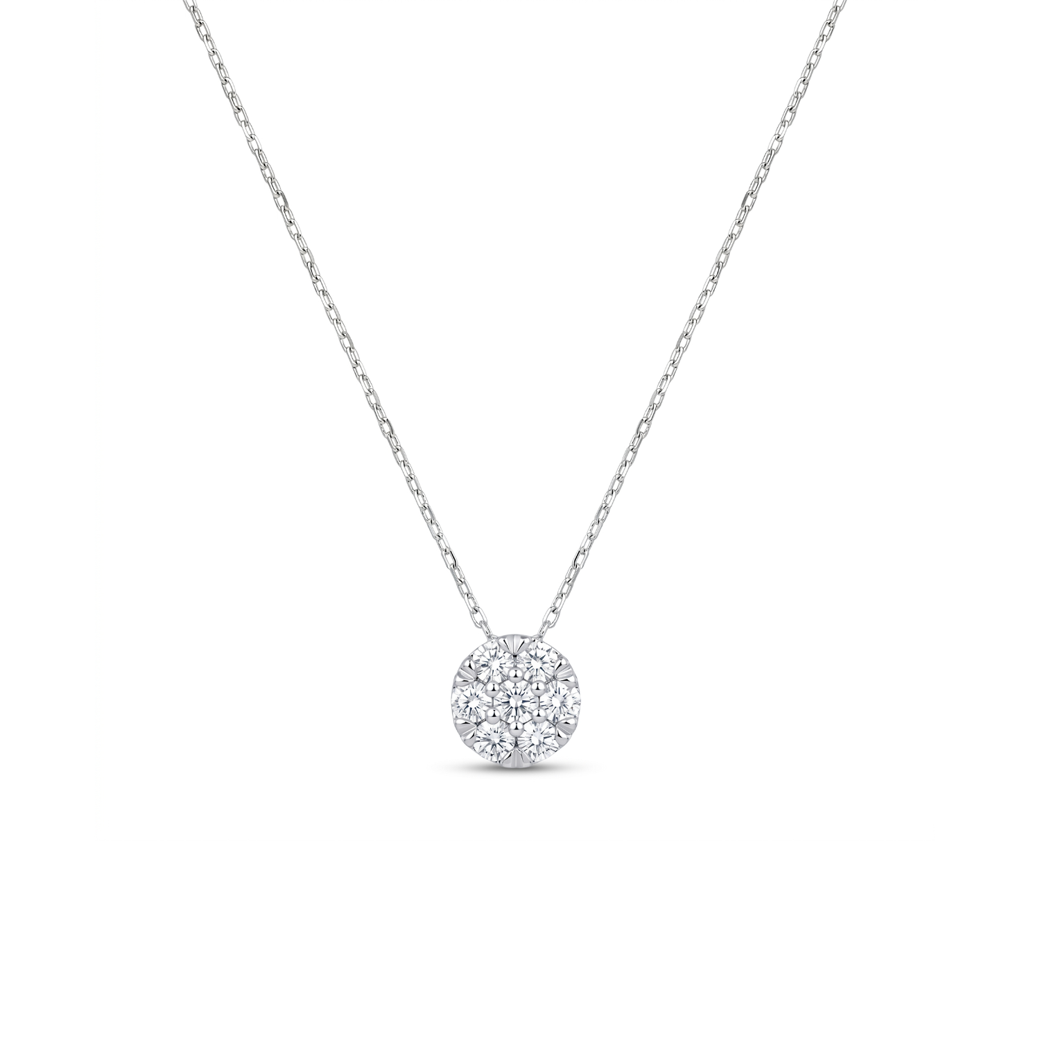 Collar Platino 900 Diamantes 46 Pts 2