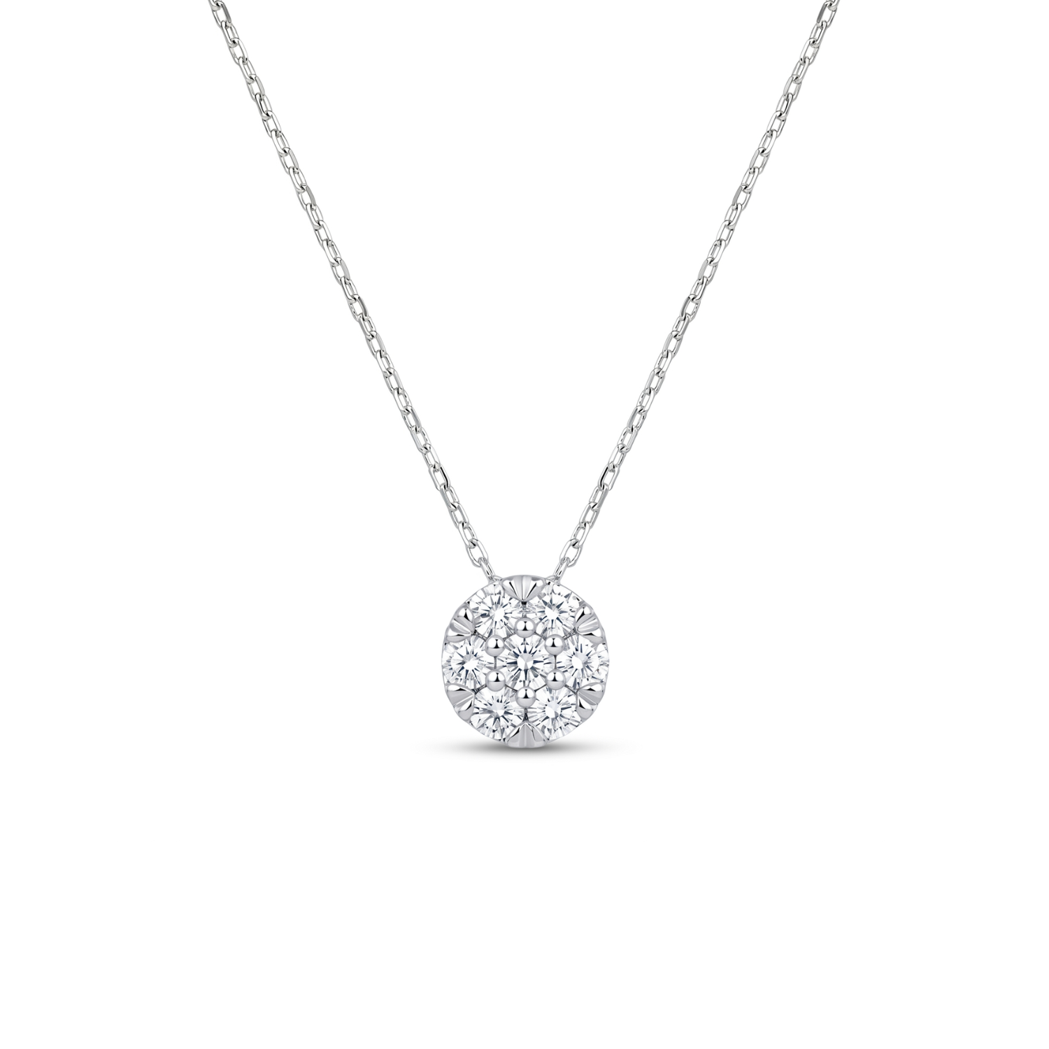 Collar Platino 900 Diamantes 46 Pts 3