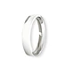 Argolla Matrimonio de Oro Blanco Tubo ErgoFit Portus de 3,5mm - Miniatura 1