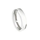 Argolla Matrimonio de Oro Blanco Tubo ErgoFit Portus de 3,5mm - Miniatura 3