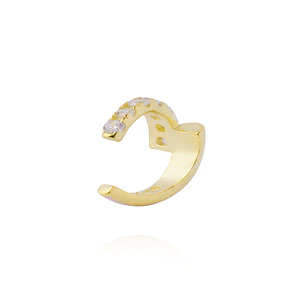 Aros Plata Esterlina 925 Individual Esmaltado Revestido en Oro 18kt