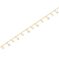 Pulsera Plata Esterlina 925 Gotas Circonita Revestido en Oro 18kt - Miniatura 1