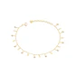 Pulsera Plata Esterlina 925 Gotas Circonita Revestido en Oro 18kt - Miniatura 2