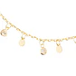 Pulsera Plata Esterlina 925 Gotas Circonita Revestido en Oro 18kt - Miniatura 3