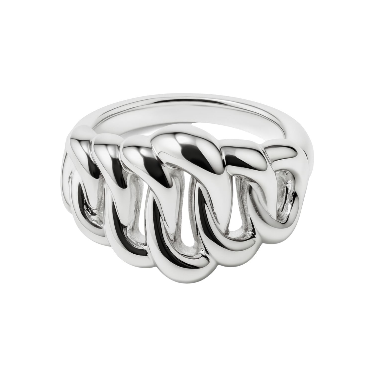 Anillo de Plata Esterlina 925 Entrelazado 2