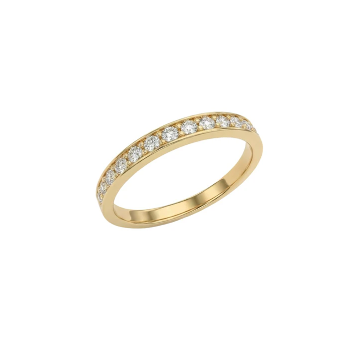 Anillo Oro Miel 18kt Sendero de Luz 3