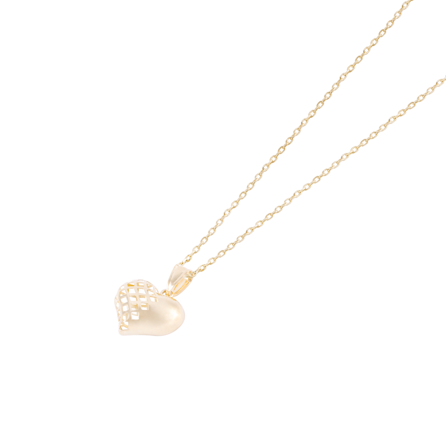 Colgante de Oro 18kt Corazón Tallado 2