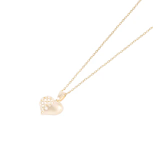 Colgante de Oro 18kt Corazón Tallado