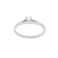 Anillo Compromiso Oro Blanco 18kt  Nápoles 1x3ptos Diamante - Miniatura 4
