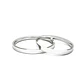 Par Argollas Matrimonio de Platino Tubo Siena de 2,0mm - Miniatura 2