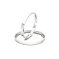 Par Argollas Matrimonio de Oro Blanco 18kt Tubo Siena de 2,0mm - Miniatura 1
