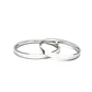 Par Argollas Matrimonio de Oro Blanco 18kt Tubo Siena de 2,0mm - Miniatura 2