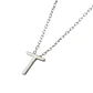 Collar de Plata Esterlina 925 Letra T Lisa - Miniatura 1