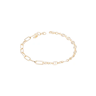 Pulsera de Oro 18kt Calabrote