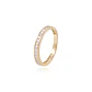 Anillo Compromiso de Oro 18Kt Circón Riel Princess - Miniatura 1