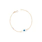 Pulsera de Oro Amarillo 18kt Ojo Turco Diamantes 1x3 Pts - Miniatura 1