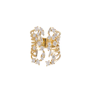 Anillo Oro Amarillo 18kt Diamantes 99Pts | Danielle Costantini