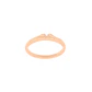 Anillo Compromiso Oro Rosado 18kt  Milán 1x3ptos Diamante - Miniatura 4