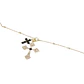 Pulsera de Plata Esterlina 925 Cruz Onix Revestido en Oro 18kt - Miniatura 2