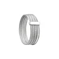 Anillo Oro 18kt Platino Semanario Barra - Miniatura 5