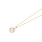 Collar de Oro de 18kt Circonita punto de luz - Miniatura 1
