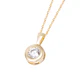 Collar de Oro de 18kt Circonita punto de luz - Miniatura 2