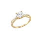 Anillo Oro Miel 18kt Corona Celestial - Miniatura 3