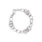Pulsera de Plata Esterlina 925 Doble Circulo - Miniatura 1