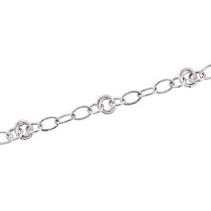 Pulsera de Plata Esterlina 925 Doble Circulo