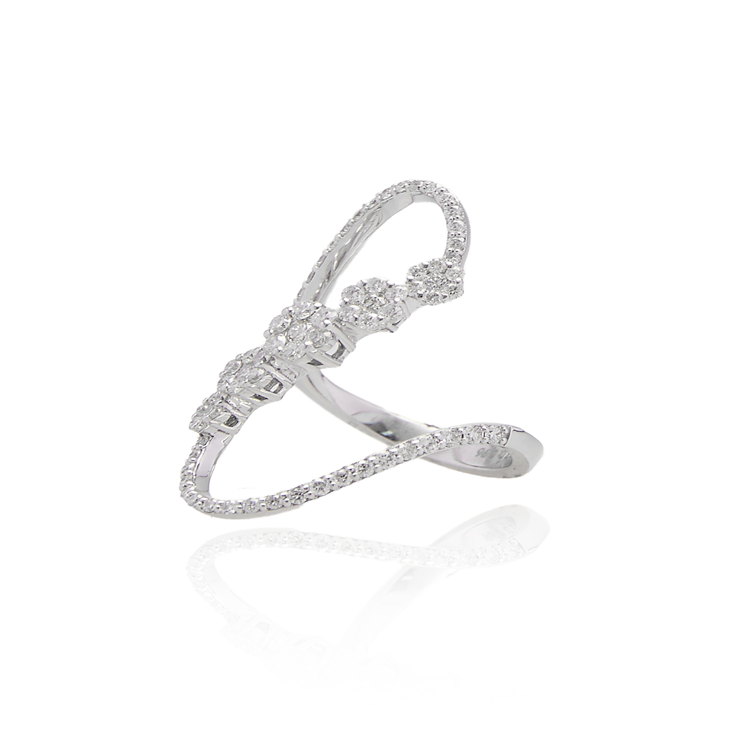 Anillo Oro Blanco 18kt Diamantes 96 Pts | Danielle Costantini 1