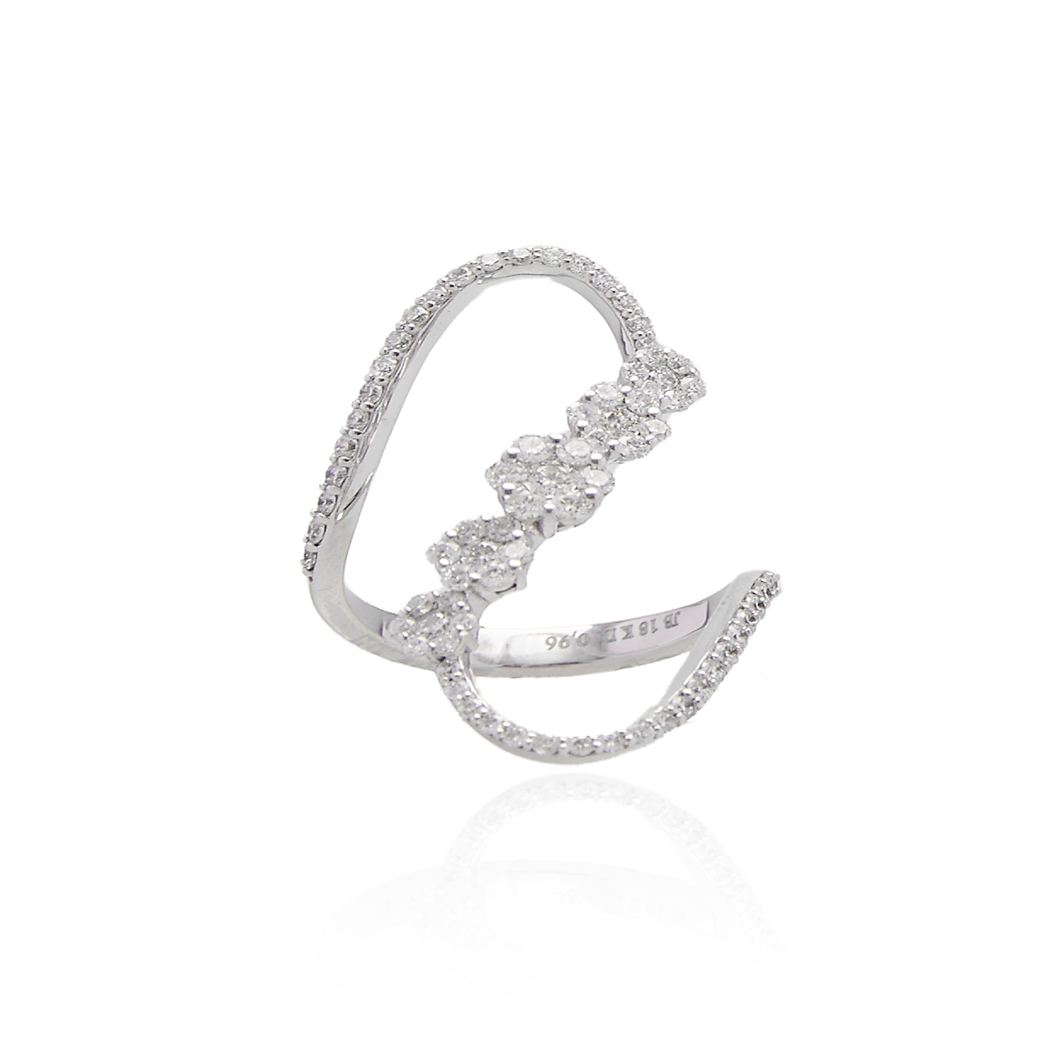 Anillo Oro Blanco 18kt Diamantes 96 Pts | Danielle Costantini 3