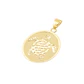 Colgante de Oro 18kt Placa Tortuga de mar - Miniatura 1