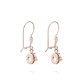 Aros Oro Miel 18kt Chatón Colgante - Miniatura 3