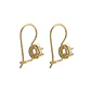Aros Oro Miel 18kt Colgante con Circon 5mm - Miniatura 3