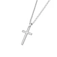Colgante de Plata Esterlina 925 Cruz 25X15MM - Miniatura 2