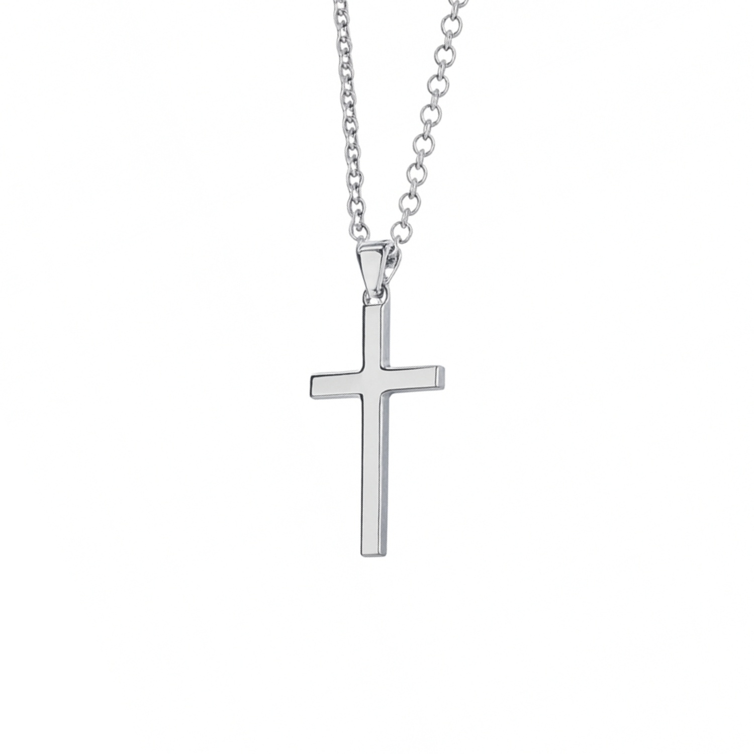 Colgante de Plata Esterlina 925 Cruz 25X15MM 3