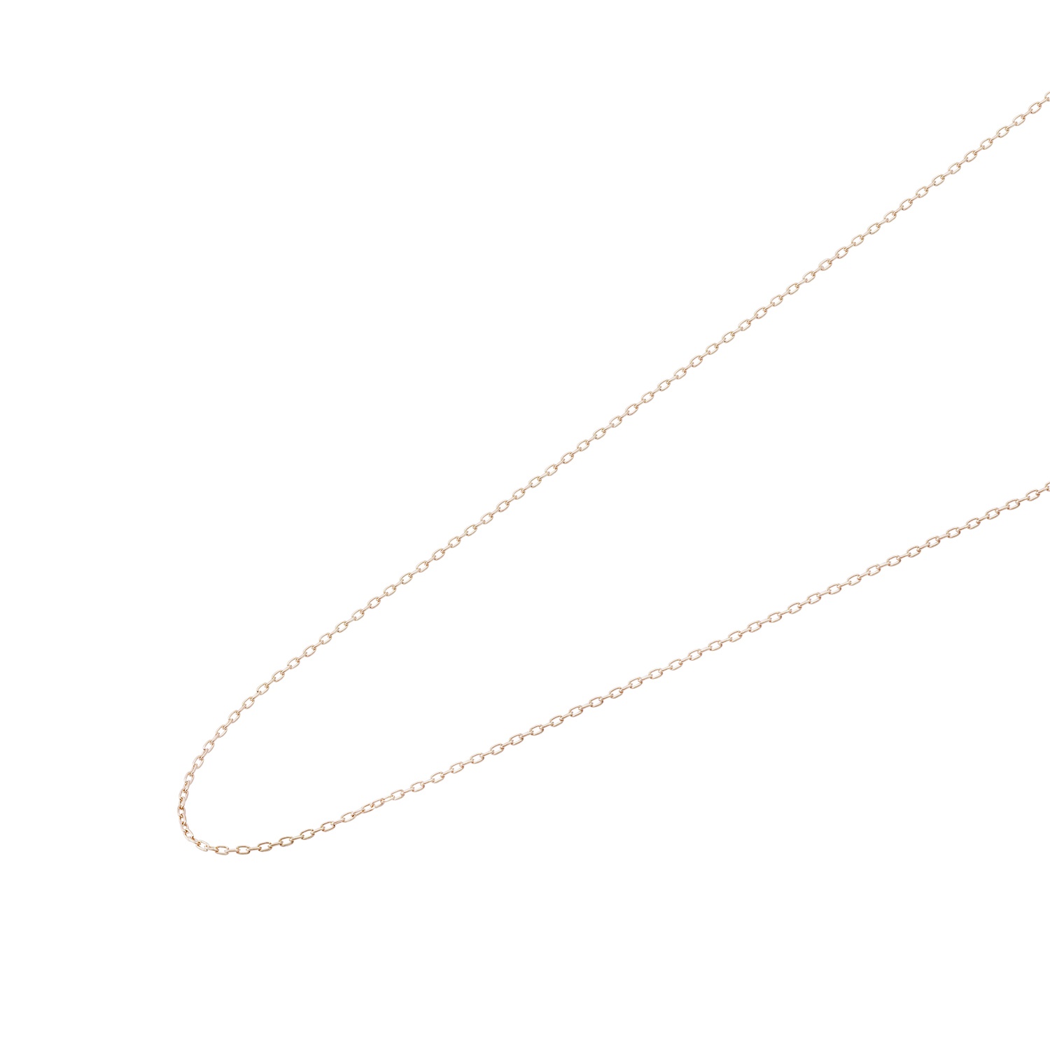 Cadena en Oro Miel 18kt  Limada 1