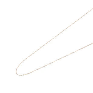 Cadena en Oro Miel 18kt  Limada