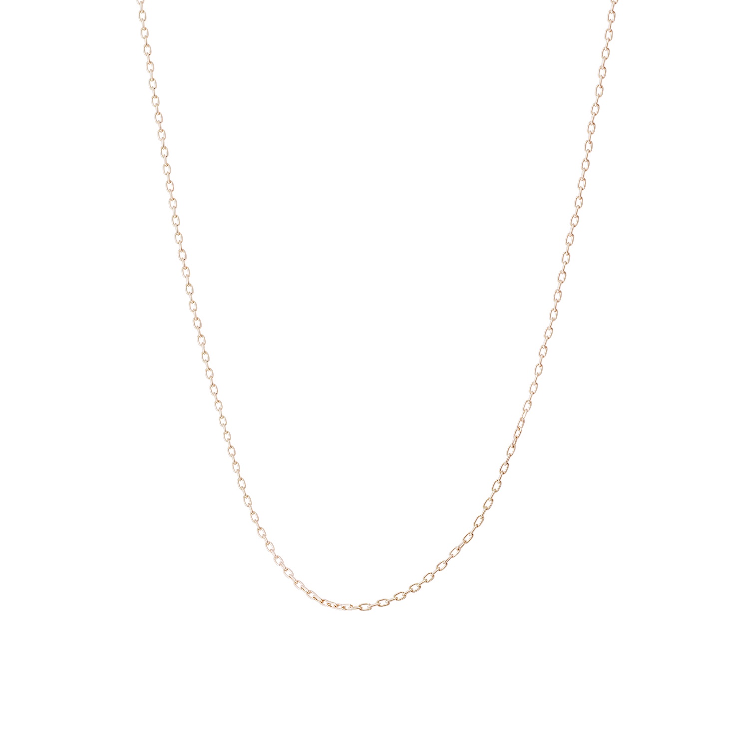 Cadena en Oro Miel 18kt  Limada 2