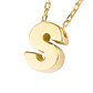 Collar de Oro 18kt Letra S - Miniatura 3